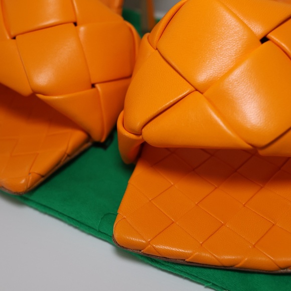 Bottega Veneta Lido Mules Color Tangerine - Picture 10 of 14